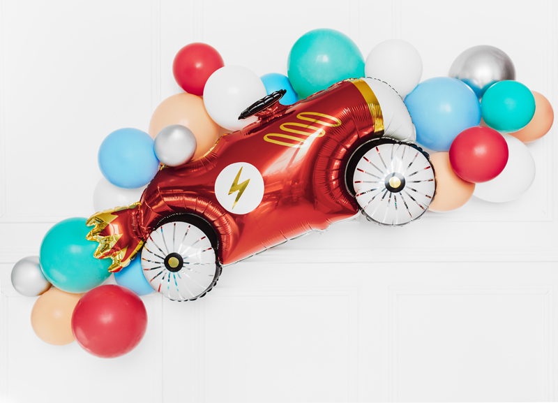 Luftballon, Autoform, Folieballon, Ballon mit Muster, Auto-Dekor