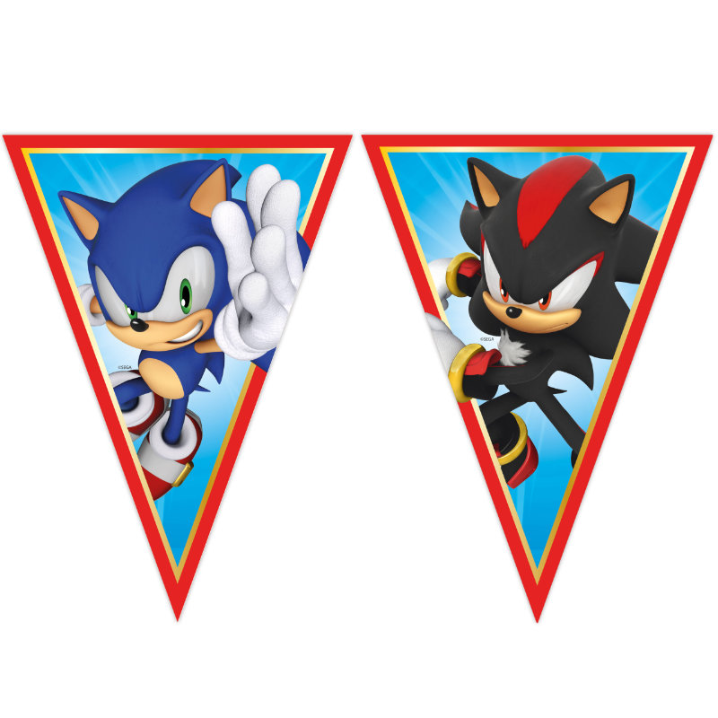 Chaîne de fanions Sonic