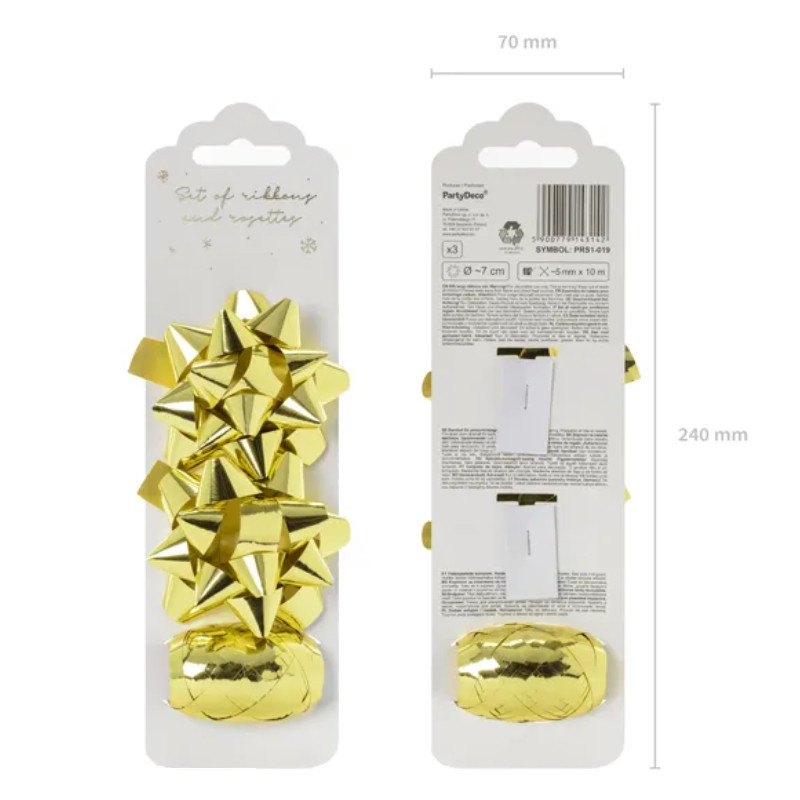 Kindergeburtstag-Geschenkband_mit_Rosetten_Gold_1