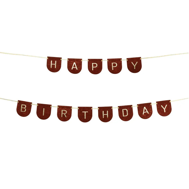 Kindergeburtstag-Girlande-Happy-Birthday-Braun-aus-Filz-1