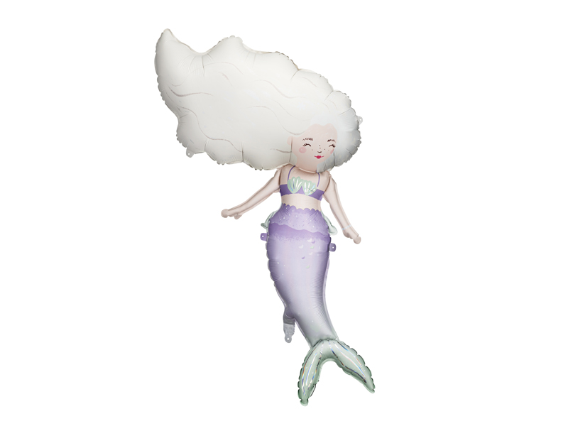 Meerjungfrau, Ballon, Figur, Kleidung, Haarschopf