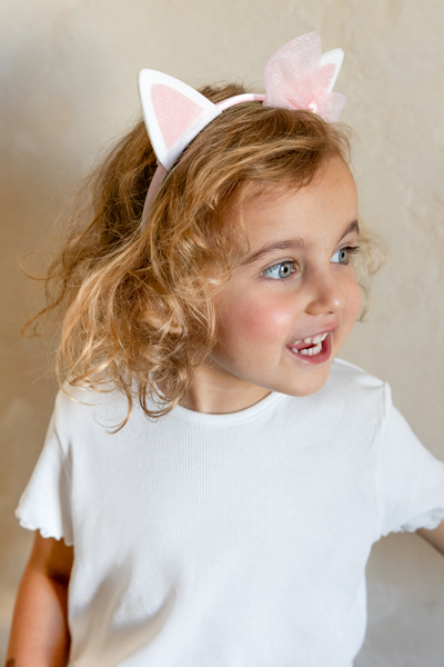 Kopfkette, Haarreif, Haarband, Cat-Ear, Katzenohr-Design
