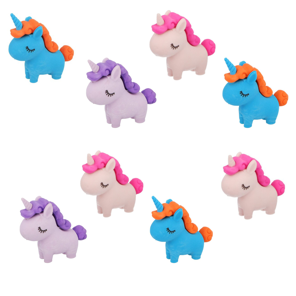 einhorn, figur, polymer, lustig, miniatur