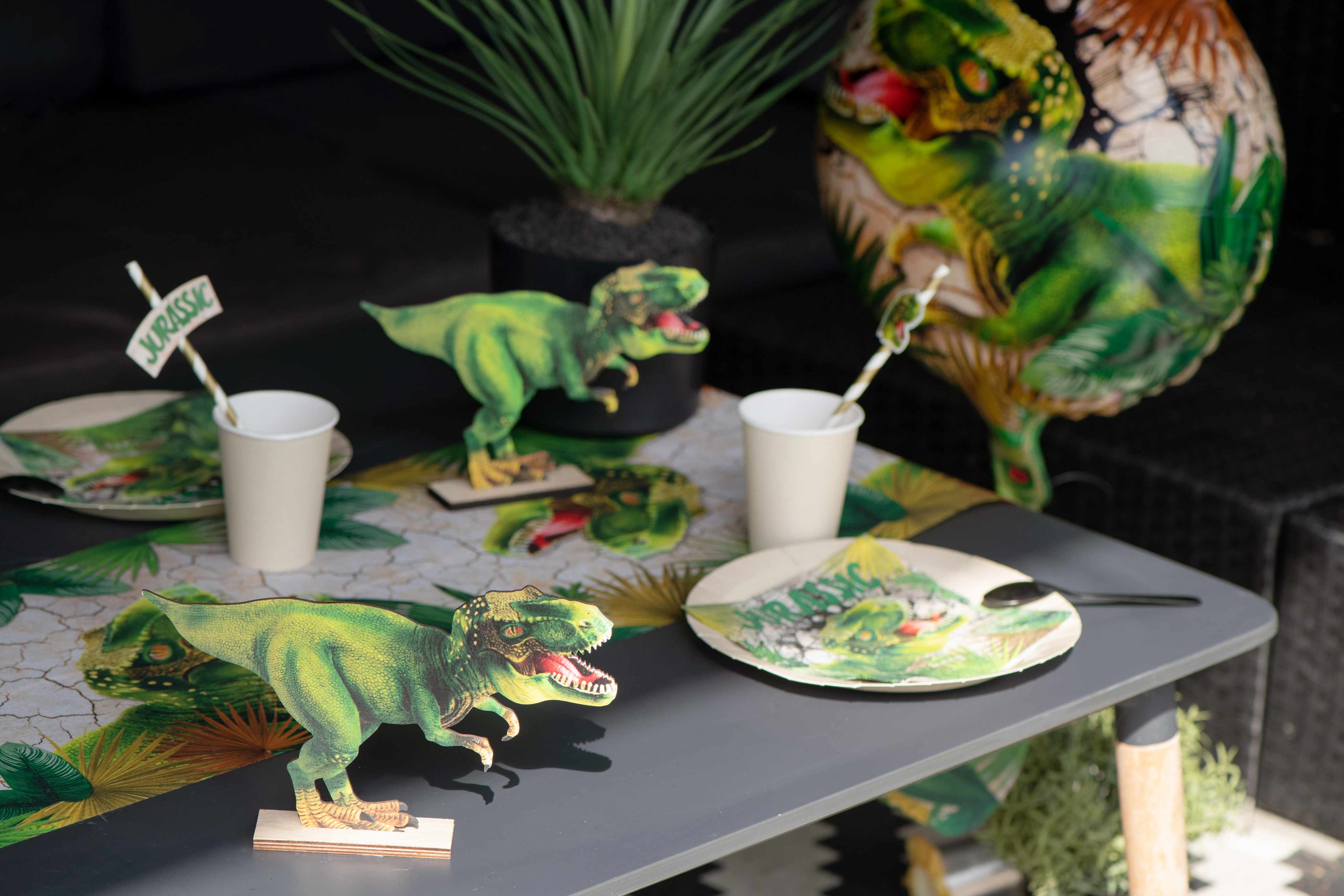 Tabelle, Tischplatte, Dinosaurier, Pflanze, Kaffeetisch