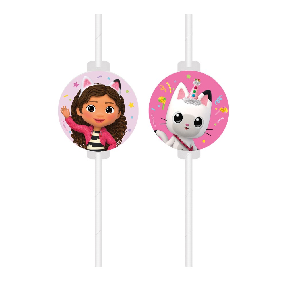 Kinder-Accessoire, Lutscher-zauber, Katzendesign, rosa Hintergrund, Buntes Muster