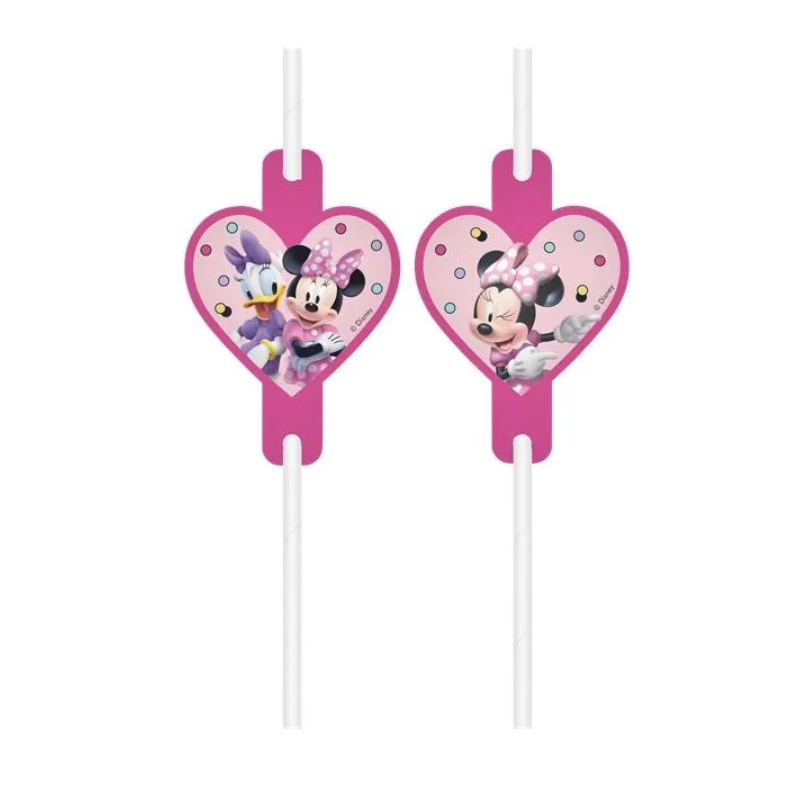 Kindergeburtstag-Papiertrinkhalme_Minnie_Maus_4_Stk