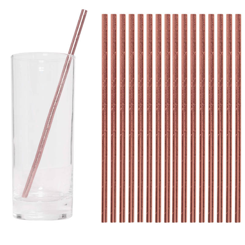 Kindergeburtstag-Trinkhalme_Rosegold_12_Stk
