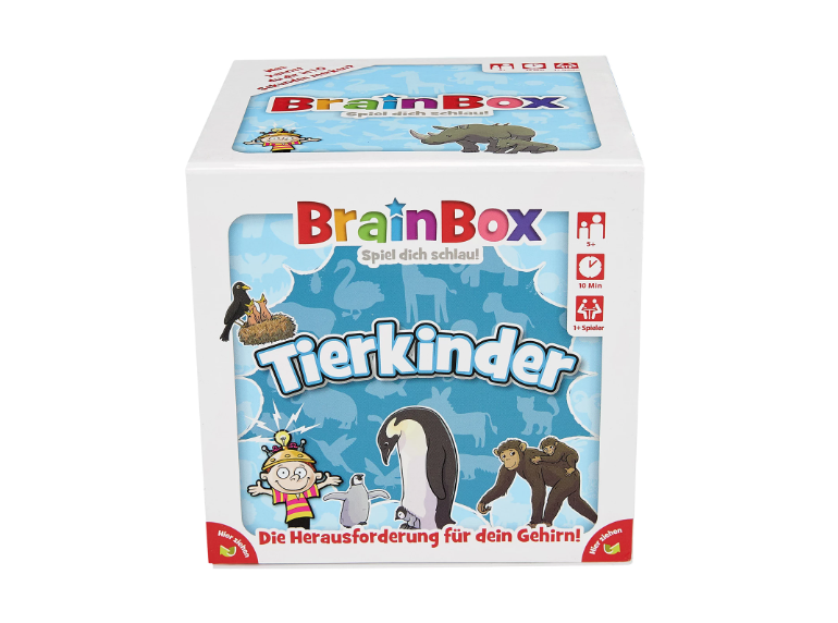 Tierkinder, BrainBox, Kinderspiel, Gedächtnisspiel, Tierwelt