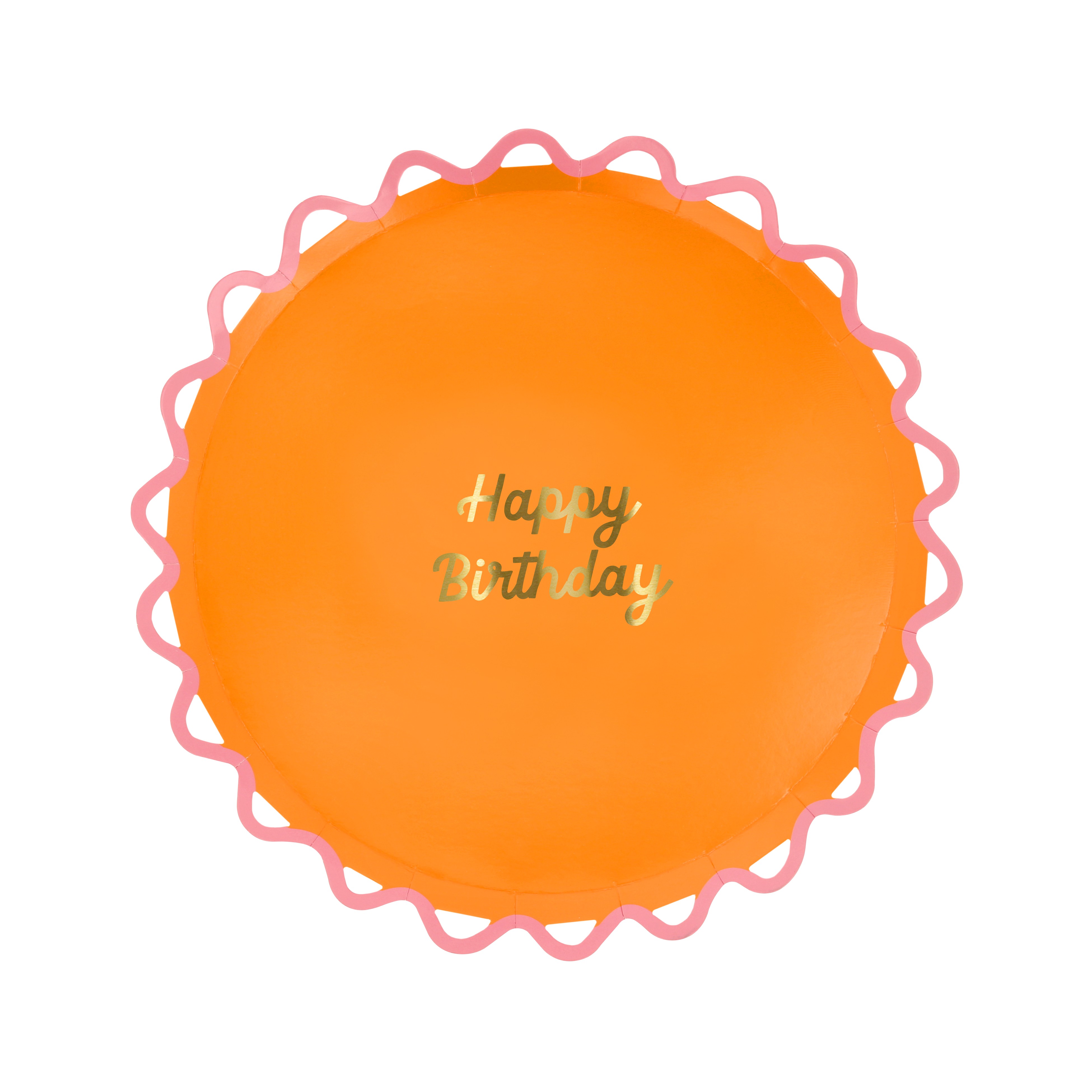 Birthday, Orange, Cupcake, Decoration, Plate