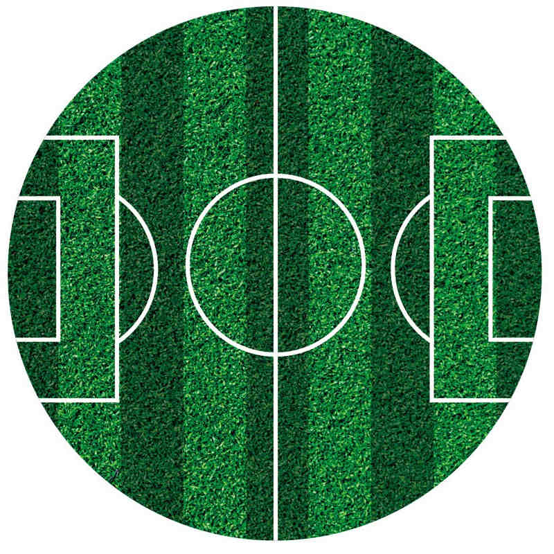 Tortenaufleger Fussballfeld