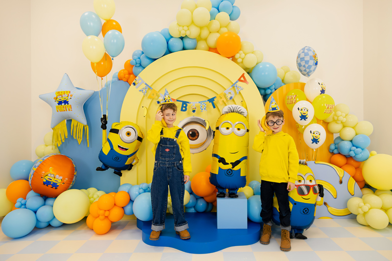 Minion, Ballons, Kinderparty, Dekoration, Figur
