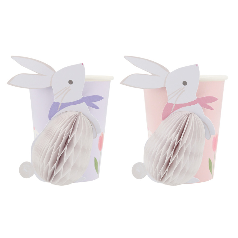 Kindergeburtstag-Partybecher-Meri-Meri-Osterhase-Honeycomb