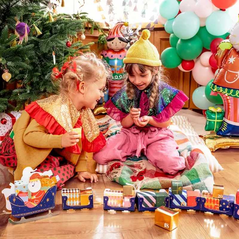 Kindergeburtstag-Adventskalender_Weihnachtsmannkutsche_DIY_2