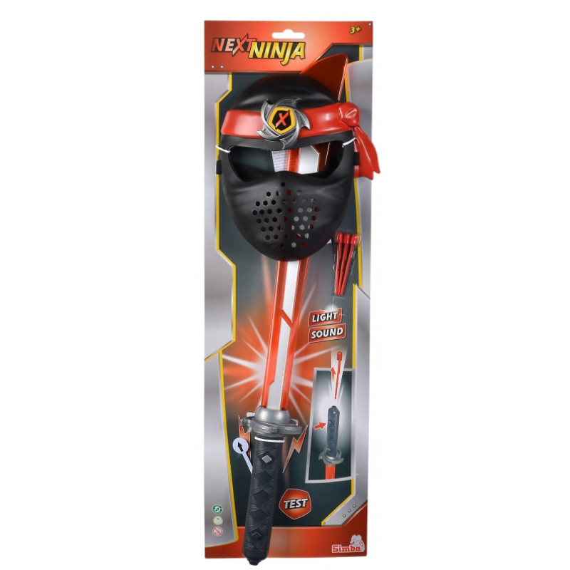 Kindergeburtstag-Ninja-Schwert-Maske-2