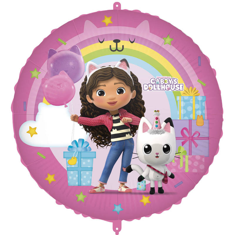 Kindergeburtstag-Folienballon-Gabbys-Dollhouse