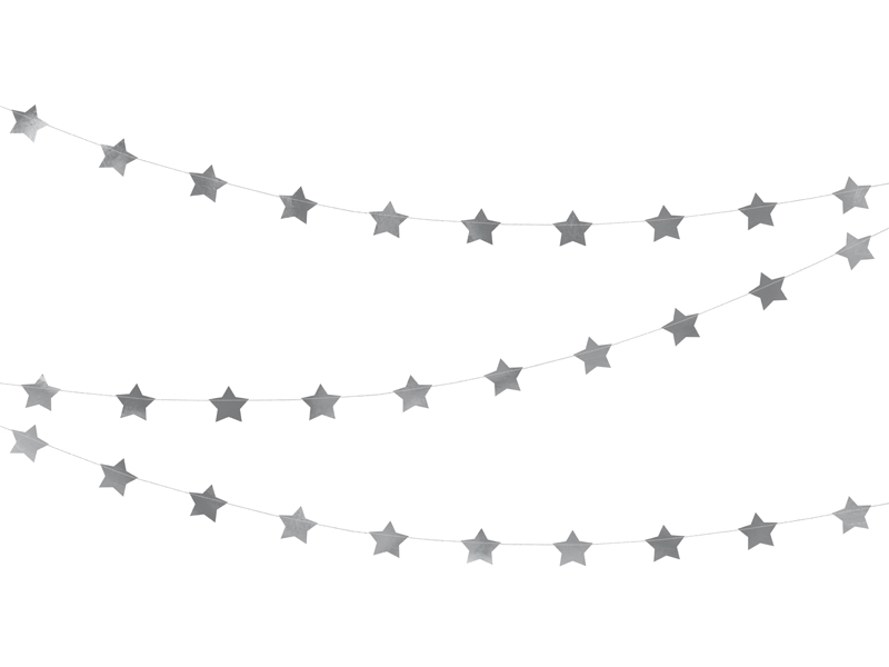 hängende Lichter, Sternen-Girlande, Lichterkette, Dekorationslichter, Wanddeko
