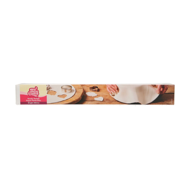 Funcakes Fondant ausgerollt Weiss, 430 g