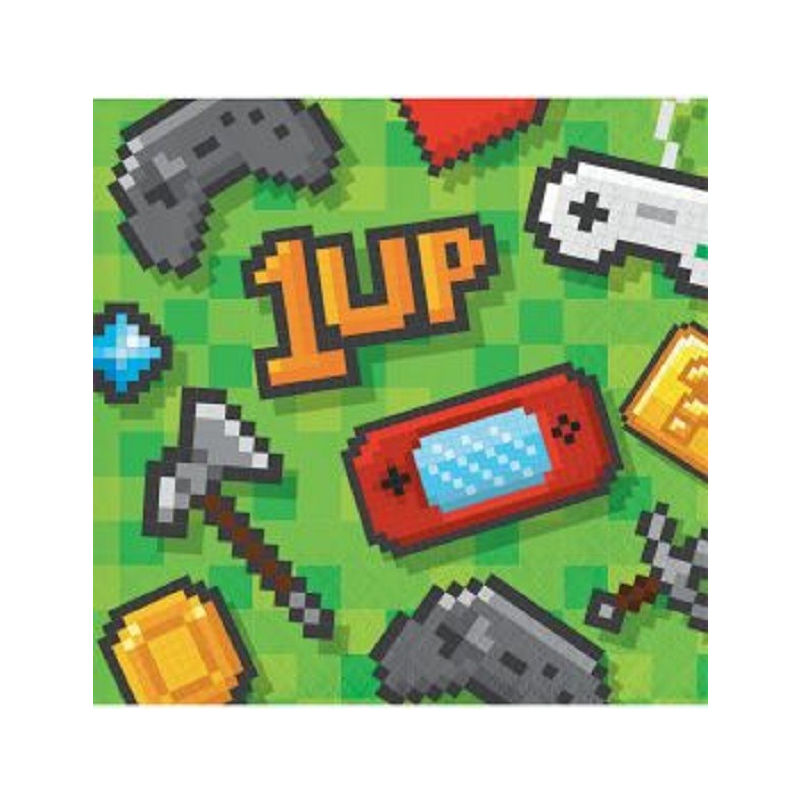 Kindergeburtstag-Servietten-Game-Party