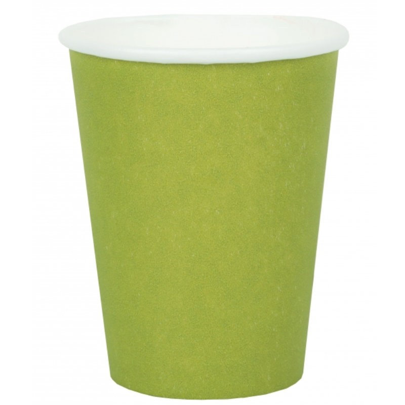 Becher Kiwi grün, 10 Stk.