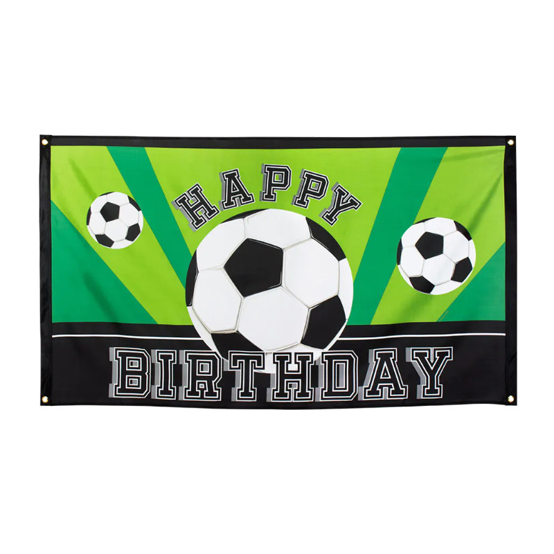 Kindergeburtstag-Banner-Happy-Birthday-Fussball