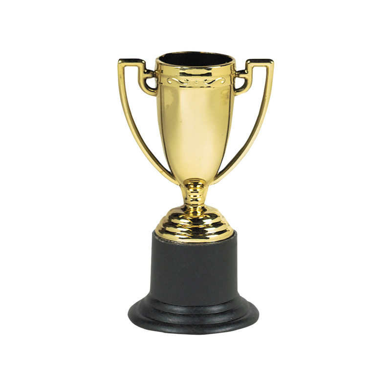 Mini Plastik-Trophäen, 6 Stk.