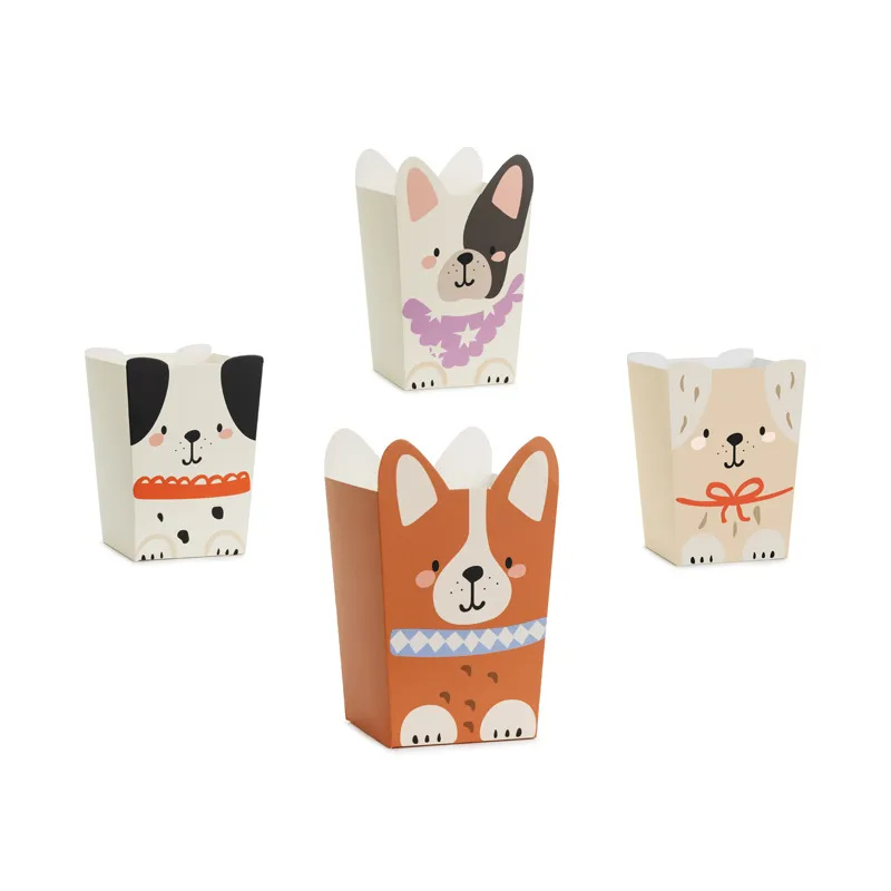 Kindergeburtstag-Popcornboxen-Hunde-1
