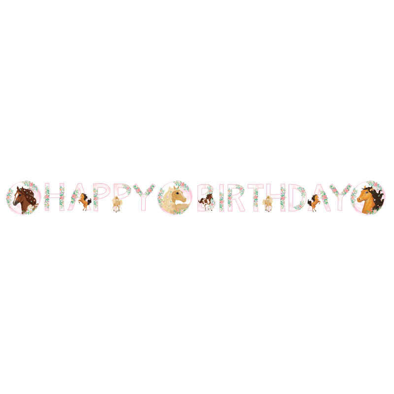 Kindergeburtstag-Girlande_Pferdetraum_Happy_Birthday_1