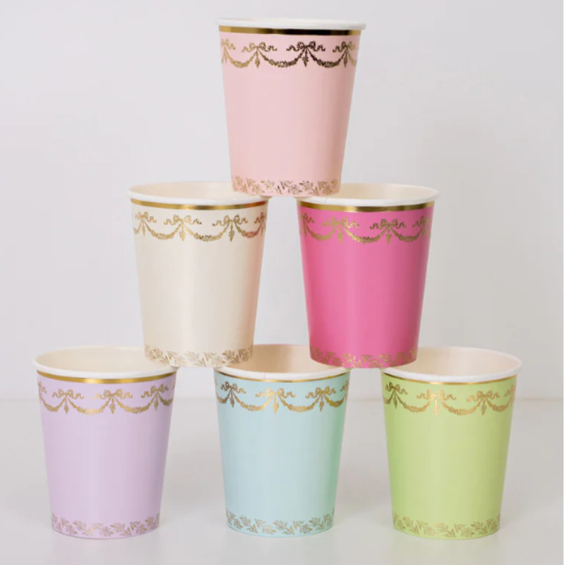 Kindergeburtstag-Partybecher_Meri_Gold_Farbig_8_Stk_1