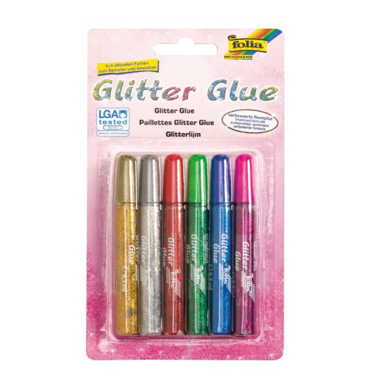 Glitzerstifte, 6 Stk.