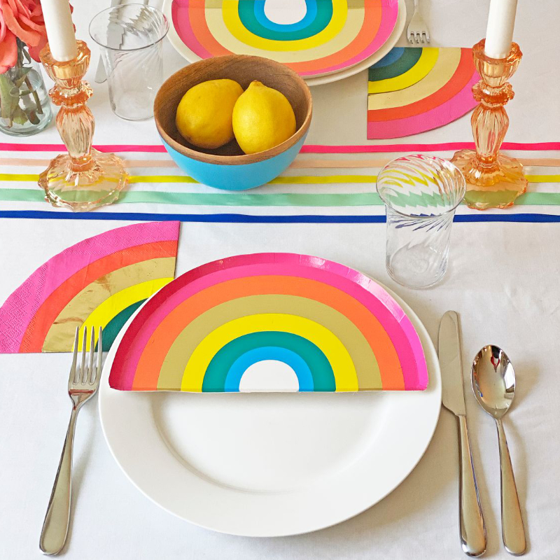 kinderparty Regenbogen_Teller_3