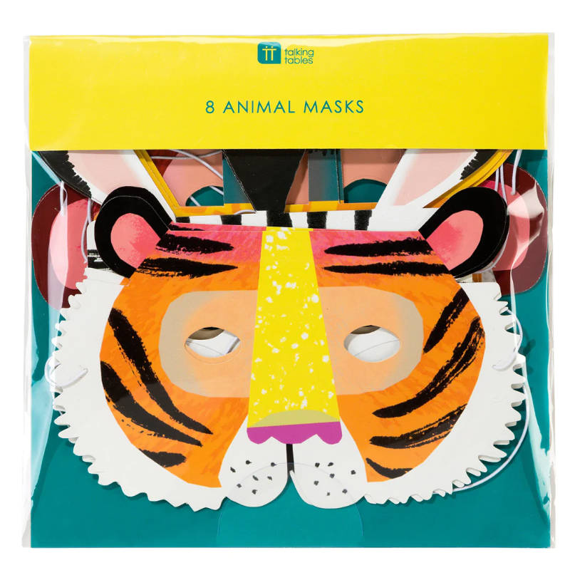 Kindergeburtstag-Papiermasken_Partytiere_8_Stk_1