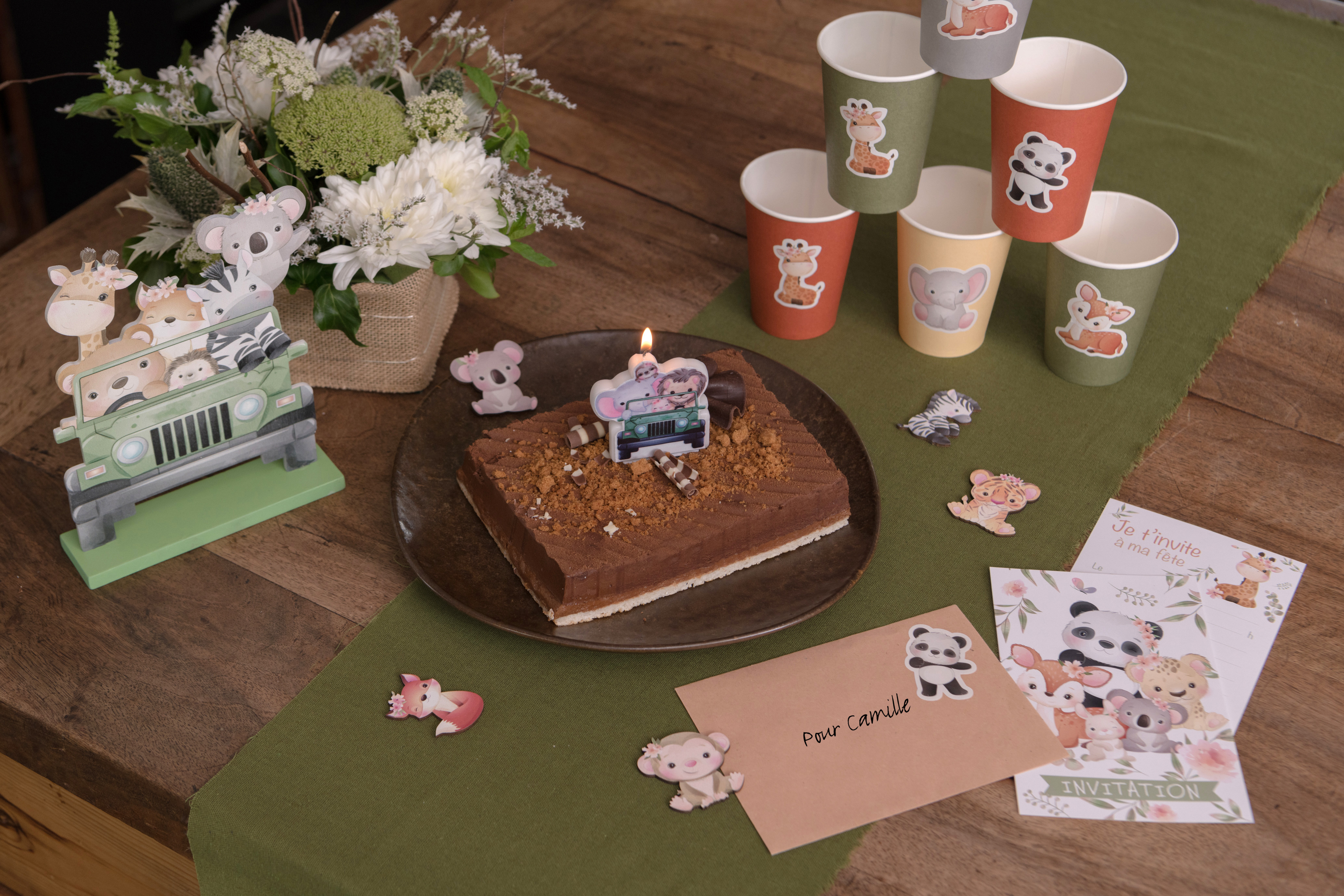 Zuckerguss, Blumen-Arrangement, Geburtstagstorte, Torte, Blumenstrauß