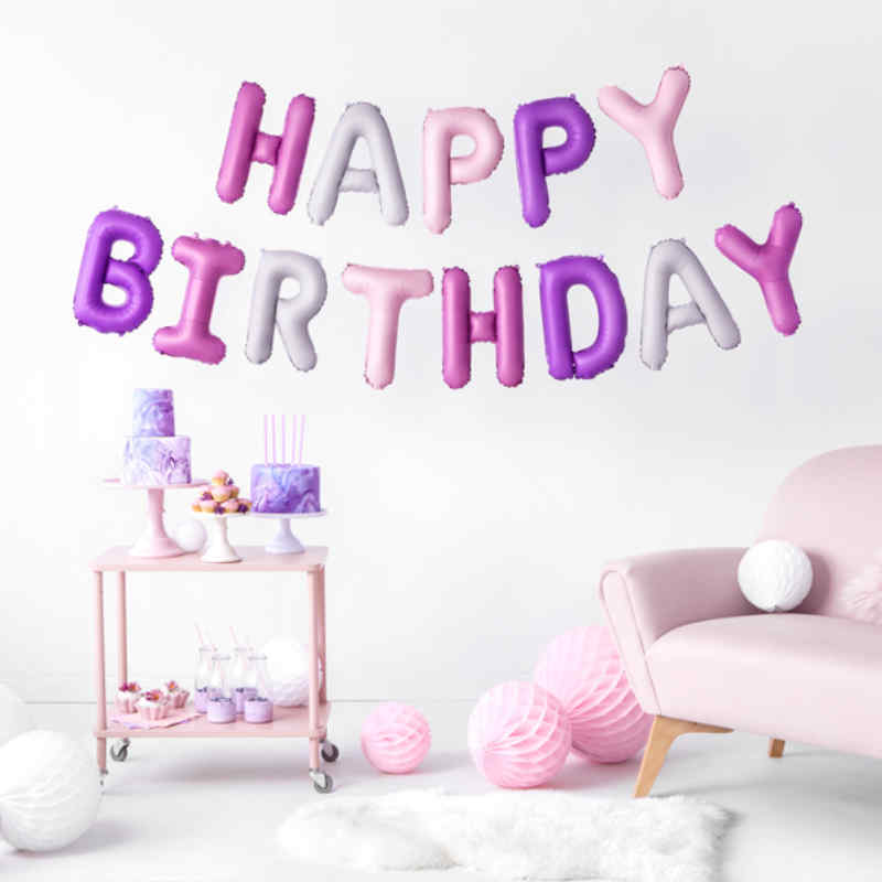 Kindergeburtstag-Folienballon_Happy_Birthday_Pink_Mix_1