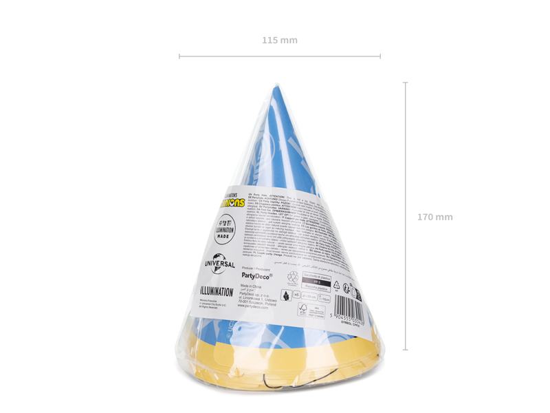 party hat, Kegel, blau gelb, Papiertüte, Beleuchtung