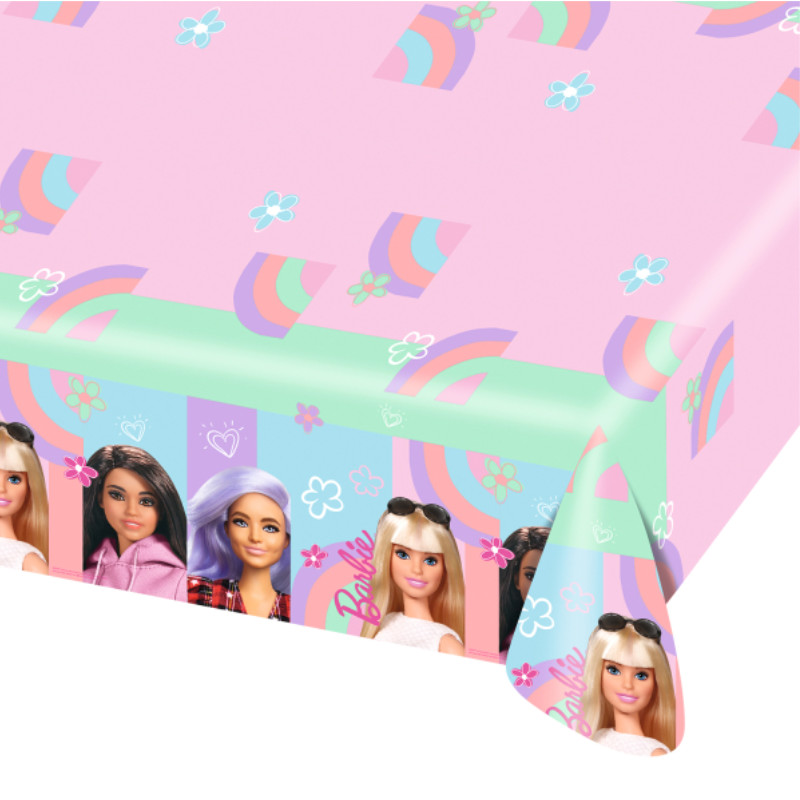 Kindergeburtstag-Tischdecke_Barbie_1