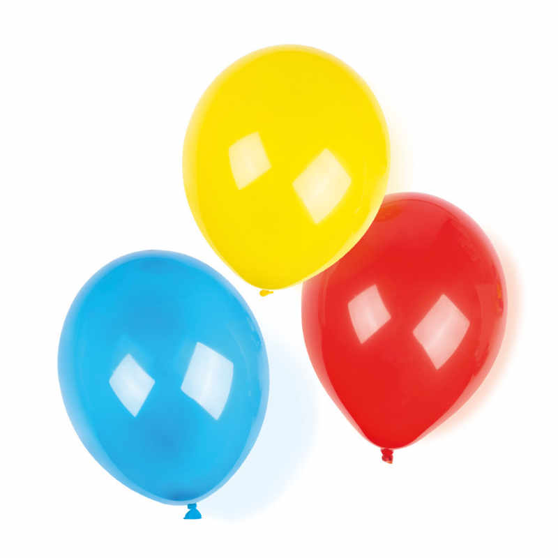 Luftballons Kristallbunt, 8 Stk.