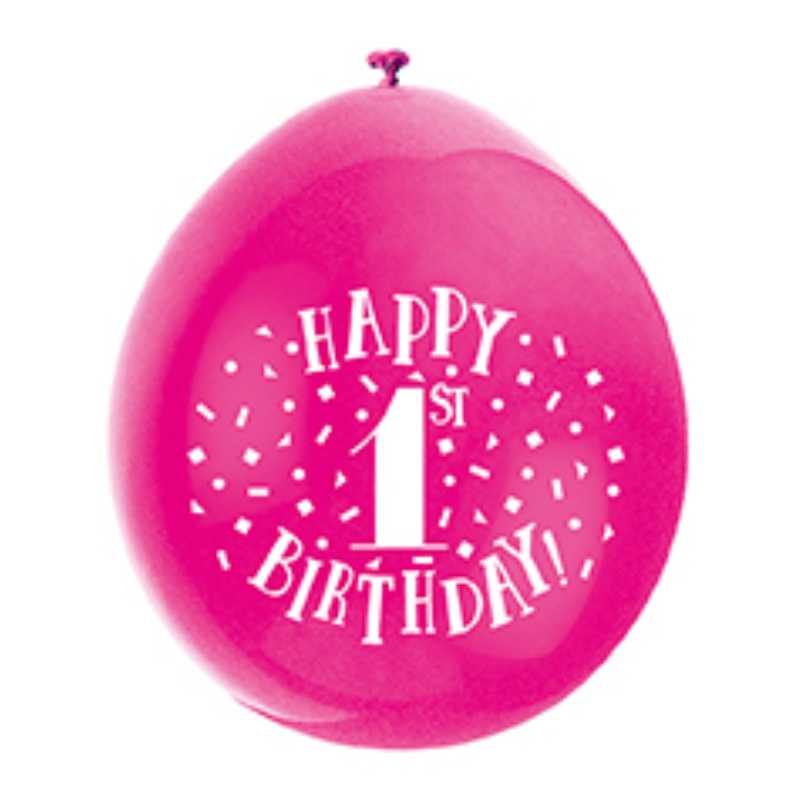 Luftballons 1. Geburtstag, 10 Stk.