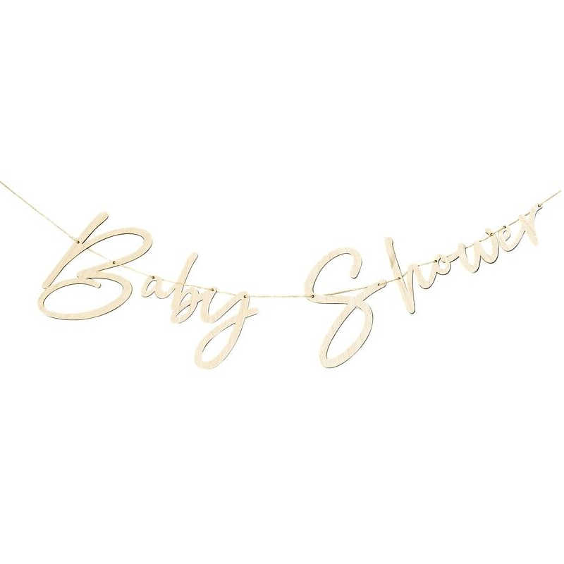 Kindergeburtstag-Holz_Banner_Botanical_Baby_Shower_1