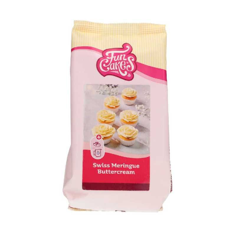 Funcakes schweizer Baiser Buttercreme Fertigmischung, 400 g
- Süsses für den Kindergeburtstag - Partyfood - Süssigkeiten für Party -