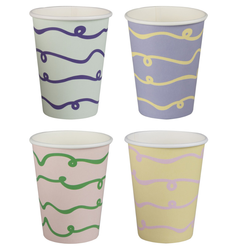 Kindergeburtstag-Partybecher-Pastel-Party