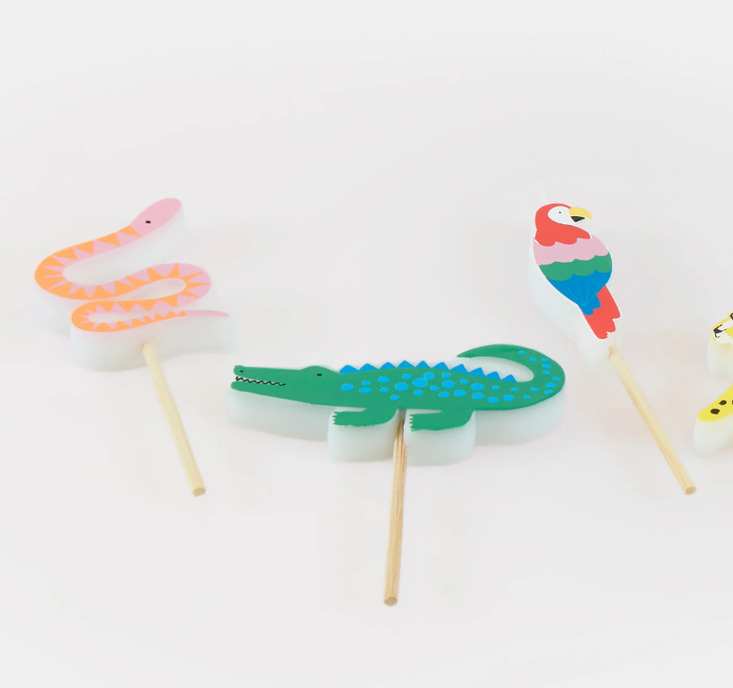 Schwanzspitze, Schnurclip, Alligator, Papagei, Krokodil, Drachenboot