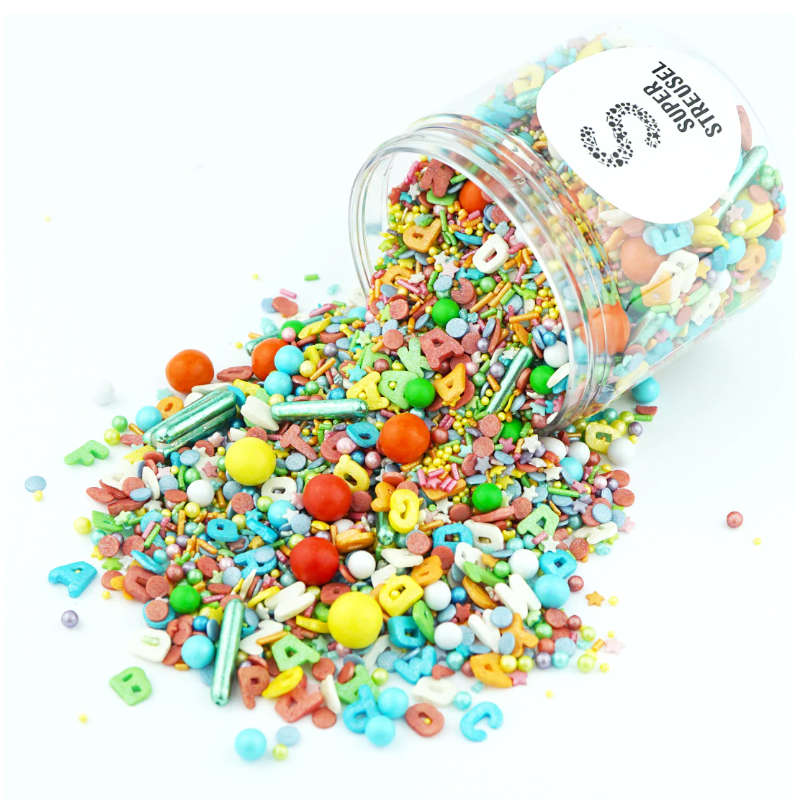 Super Streusel Schule, 90g
- Süsses für den Kindergeburtstag - Partyfood - Süssigkeiten für Party - junior-partyshop.ch