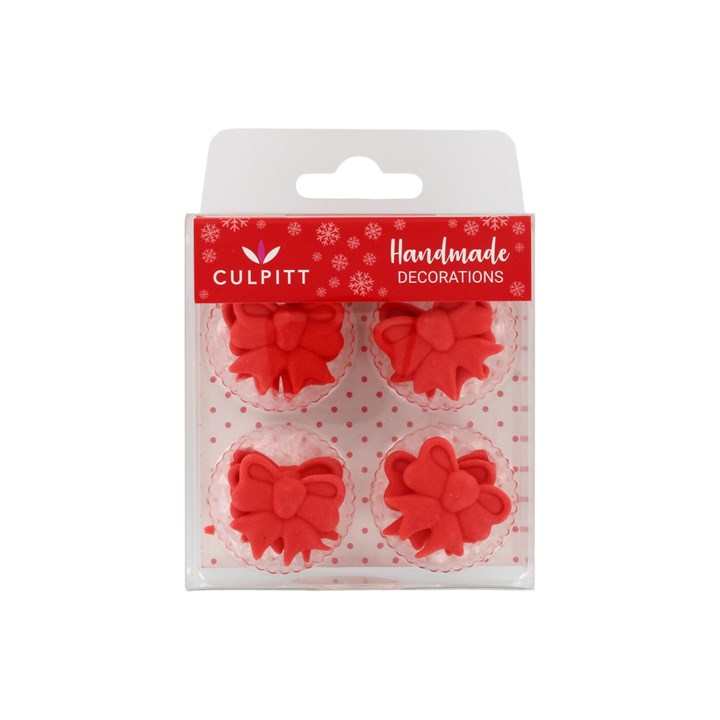 handmade, deko, kerzen, schleife, rot
