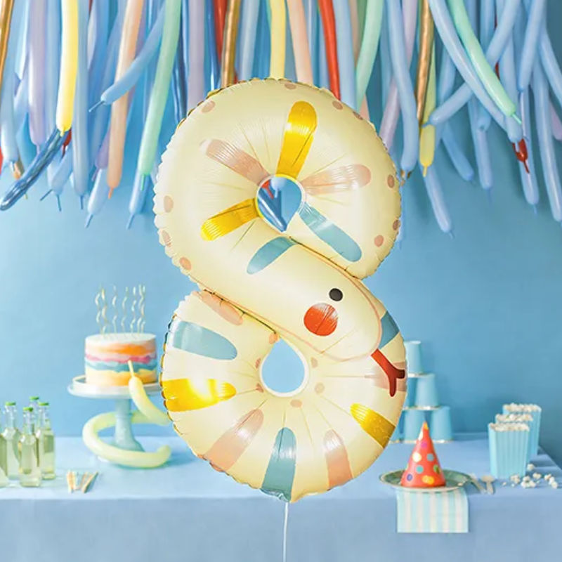 Kindergeburtstag-Folienballon_Zahl_8_Schlange_1