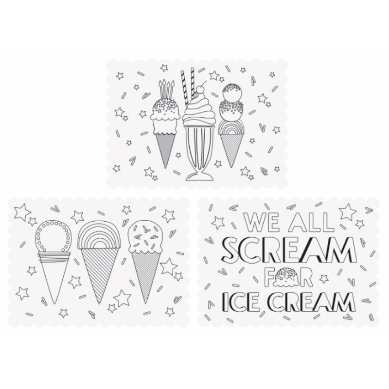 Kindergeburtstag-Platzset_Ice_Cream_zum_ausmalen