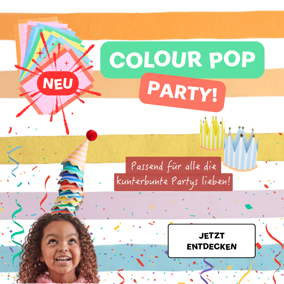 Party, Konfetti, Kuchenhut, Coloured stripes, Pappkronen