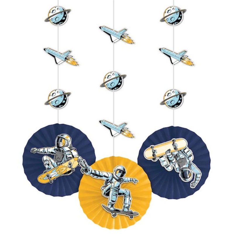 Hängedekoration-Set Astronaut, 3 Stk.
- Dekoration Kindergeburtstag - Partydeko - Partydekoration - junior-partyshop.ch