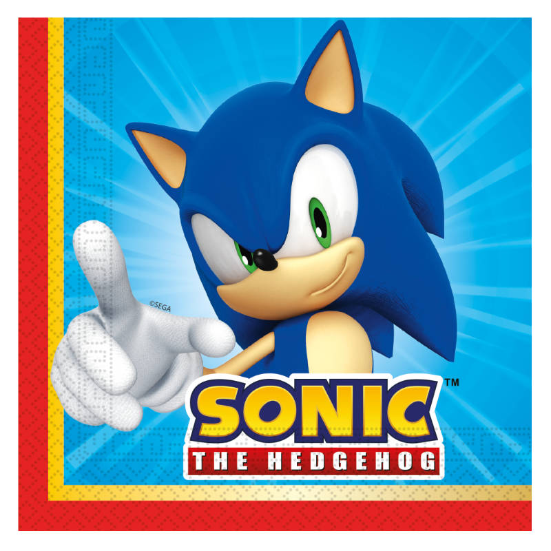 Serviettes Sonic, 20 pcs.