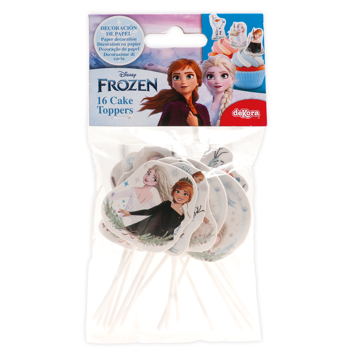 Tortenaufsteller, Frozen, Disney, Dekoration, Runde Aufsteller