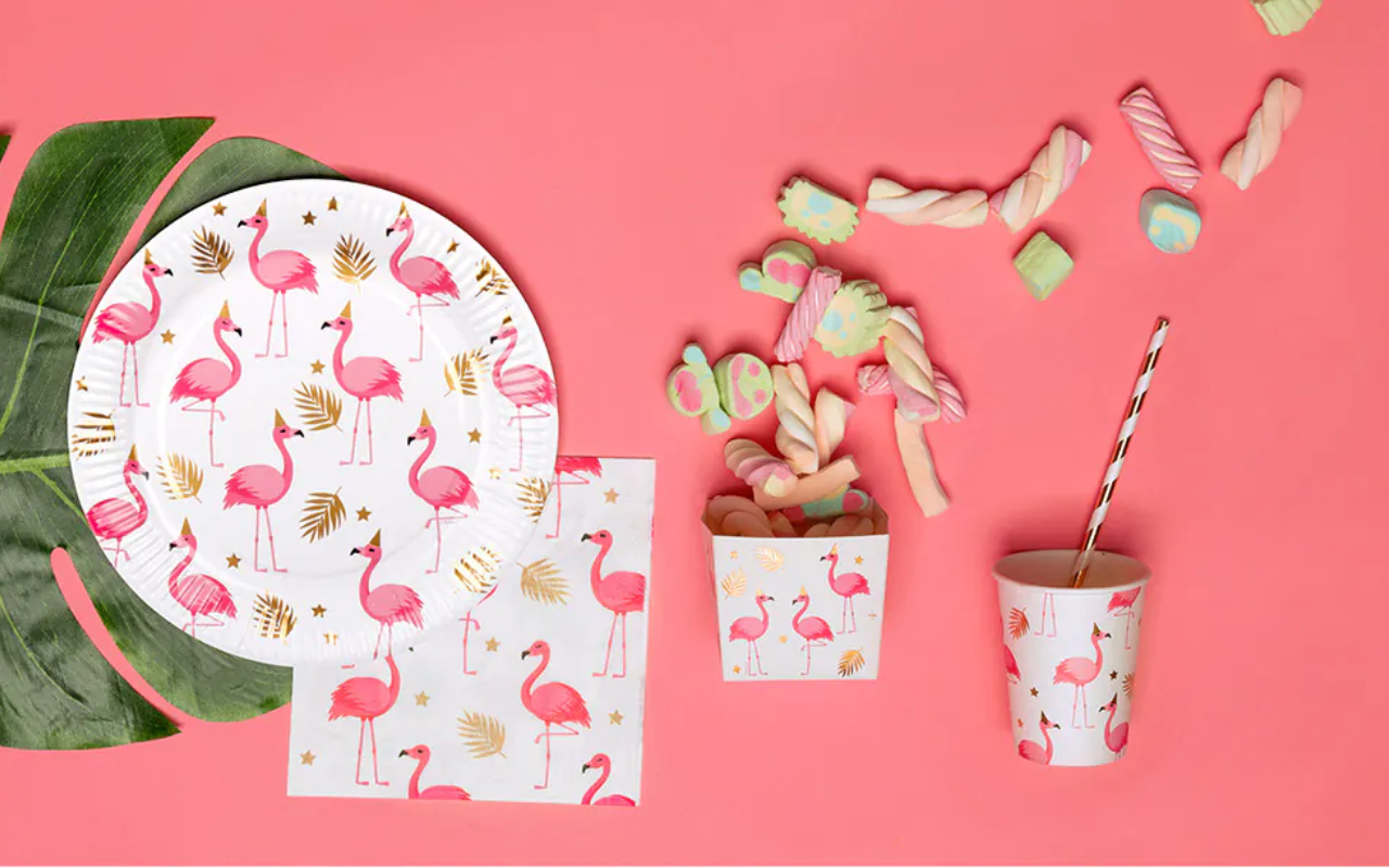kinderparty Motto_Flamingo